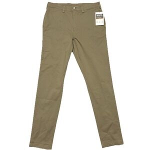 Duluth Trading Mens Pants DuluthFlex Ballroom Khaki Slim Fit Stretch 32x36 NWT